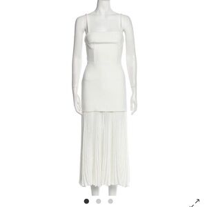 Drop Waist Dion Lee Ivory MIDI dress WORN ONCE for photoshoot